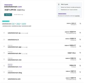 godaddy domain search