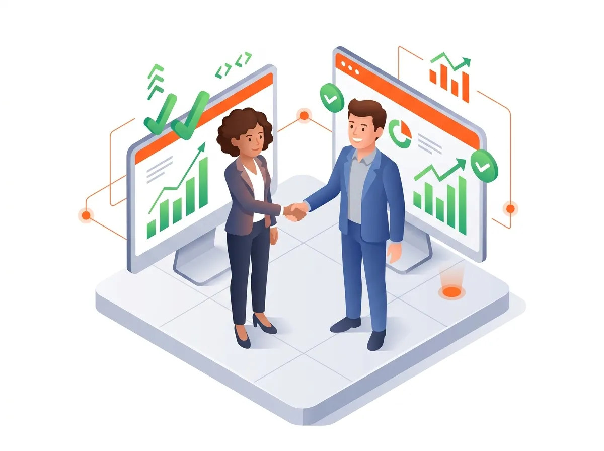 Rezult team helping business