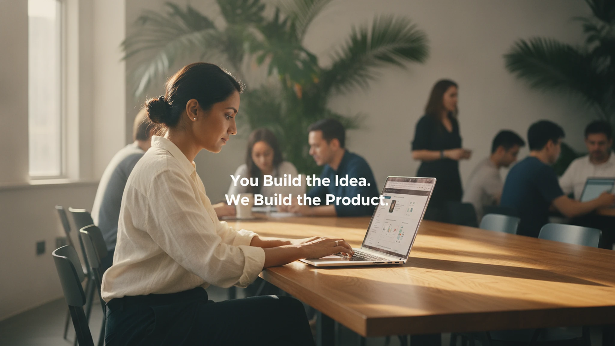 Founder bringing an AI prototype to a professional team to finish